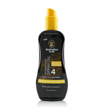 Australian Gold Hydrating Spray Oil SPF 4, Nawilżający Olejek z Bronzerem Wzmacniający Opaleniznę, 237ml