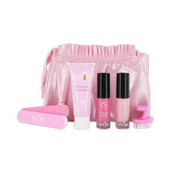 Herome Princess Set In Bag 3pcs, Zestaw Prezentowy do Manicure, 2 Lakiery do Paznokci, Krem, Pędzelek, Pilnik