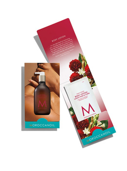 Moroccanoil Body Lotion Dahlia Rouge, Nawilżający Lekki Balsam do Ciała na Bazie Olejków, 10ml