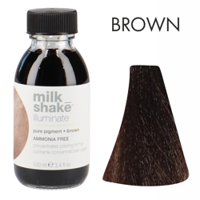 MILK SHAKE Illuminate Pure Pigment Brown, Brązowy Pigment Bez Amoniaku z Keratyną 100ml