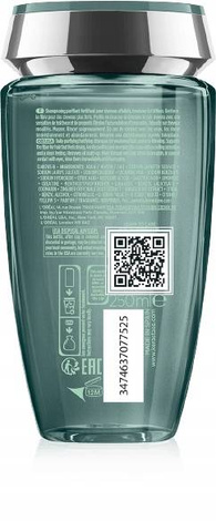 Kérastase Genesis Homme Bain De Force Quotidien Oczyszczająco Wzmacniająca Kąpiel do Włosów Przerzedzających się dla Mężczyzn 250ml