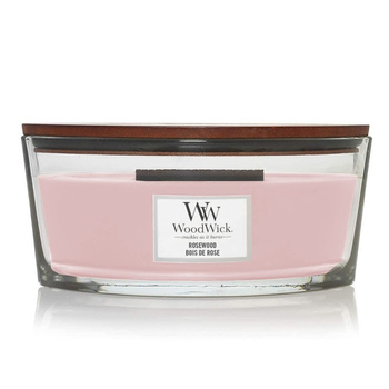 Woodwick Rosewood Candle Świeca Elipsa z Drewnianym Knotem 453,6g