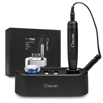 Clavier Frezarka do Paznokci FX750 Manicure, Pedicure 65W, 40 000 Obrotów Czarna