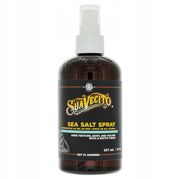 Suavecito Sea Salt Spray z Solą Morską,  Nadaje Objętości i Tekstury, 237ml