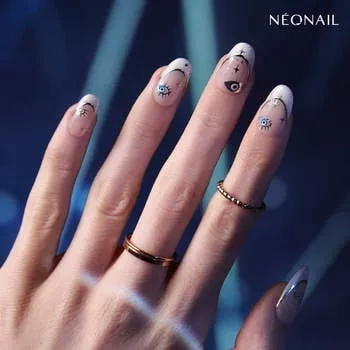 Neonail Nail Boho Silver, Arkusz 58 Złotych, Błyszczących Naklejek do Paznokci, 11493