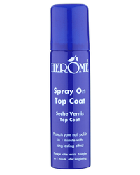 Herome Spray On Top Coat, Spray Ochronny do Paznokci, Chroni Przed Uszkodzeniami, 75ml