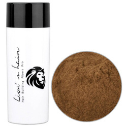 LION' PRO Light Brown, Mikrowłókna, Puder Zagęszczający Włosy, Jasny Brąz, 25g. 