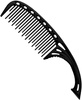 Y.S.Park Professional YS-605 Fish Comb, Black - Grzebień do Koloryzacji, Czarny