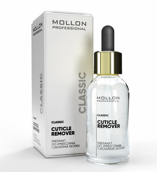 Mollon Pro Classic Cuticle Remover, Preparat do Zmiękczania i Usuwania Skórek 50ml