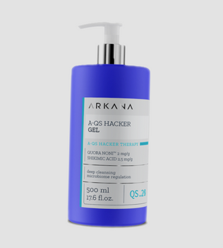 Arkana A-QS Hacker Gel, Oczyszczający Żel z Kwasami, Rozjaśnia i Wypłyca Zmarszczki, 500ml