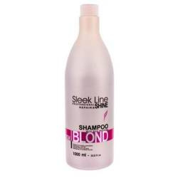 Stapiz Sleek Blush Blond Shampoo Szampon Nadający Różowy Odcień, do Włosów Blond,z Jedwabiem 1000ml