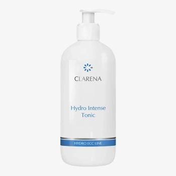 Clarena Hydro Intense Tonic, Tonik Intensywnie Nawilżający do Twarzy z Kwasem Hialuronowym, 500ml