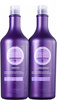 INOAR Absolut Speed Blond Zestaw Prezentowy Shampoo Conditioner Szampon Odżywka dla Włosów Blond po Zabiegu Keratynowym 2x 1000ml