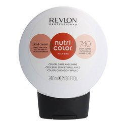 Revlon Nutri Color Creme Maska Koloryzująca do Włosów Farbowanych Miedź 740 240ml
