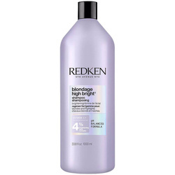 Redken Blondage High Bright Shampoo, Rozświetlający Szampon dla Włosów Blond, 1000ml