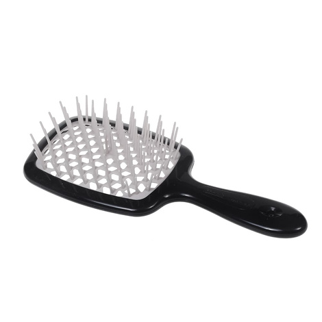 Janeke Superbrush Szczotka do Rozczesywania Czarno - Szara 71SP226 GRI