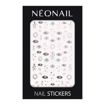 Neonail Nail Boho Silver, Arkusz 58 Złotych, Błyszczących Naklejek do Paznokci, 11493