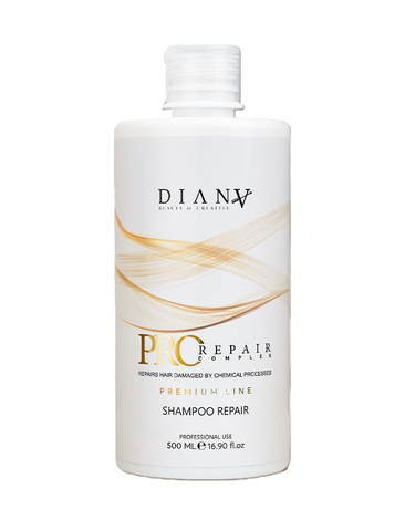 Diana Beauty Pro Repair Complex Shampoo Szampon Oczyszczający, 500 ml