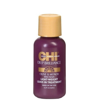 CHI Brilliance Shine Serum Lightweight Leave-in Ttreatment lekkie serum do nabłyszczania i zmiękczania włosów, 15ml