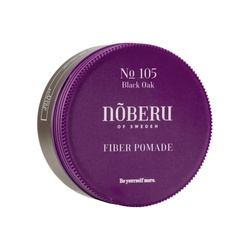 Noberu No.105 Fiber Pomade, Black Oak, Włóknista Pomada do Modelowania Włosów, 80ml