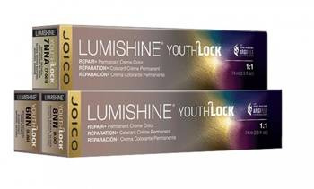 Joico Lumishine Youthlock - Zestaw, Farba z Plexem i Kolagenem + Woda Utleniona, 2x 74ml