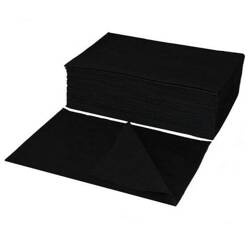 Eko Higiena Superchłonne Ręcznik z Włókniny, Perforowany 70×40, 50szt, Czarny