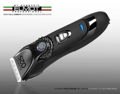 Gamma Piu Elmot 025 Bezprzewodowa Maszynka do Strzyżenia Regulacja Ostrza