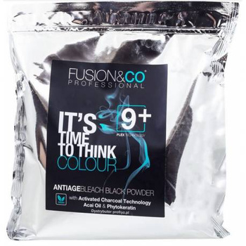 Fusion & Co Antiage Bleach Poweder Deco Black 9+, Puder Rozjaśniacz z Olejem Acai 1000g