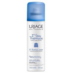 Uriage Bebe 1st Thermal Water, Woda Termalna do Delikatnej Skóry Dziecka, Nawilża i Koi Skórę, 150ml