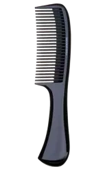 Denman Rake Comb DPC6 Black 226mm, Grzebień do Modelowania i Rozczesywania Włosów