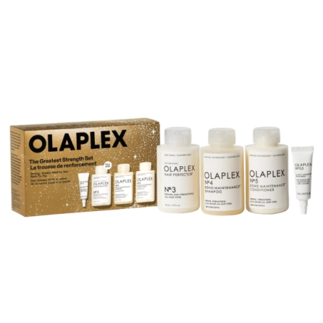 Olaplex The Greatest Strength Kompleksowy Zestaw Regenerujący Włosy Zniszczone, 235ml