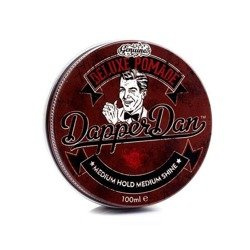 Dapper Dan Deluxe Pomade Medium Hold Shine Pasta Średnio Mocna Neutralny Połysk 100ml