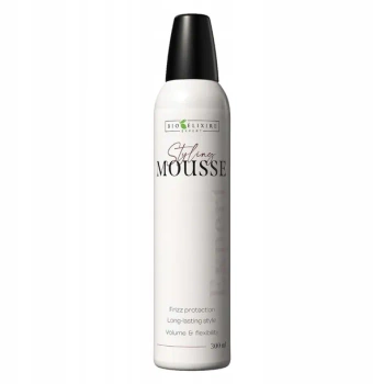 Bioelixire Styling Mousse Pianka do Stylizacji Włosów z Kolagenem, Nawilża i Dodaje Objętości, 300ml