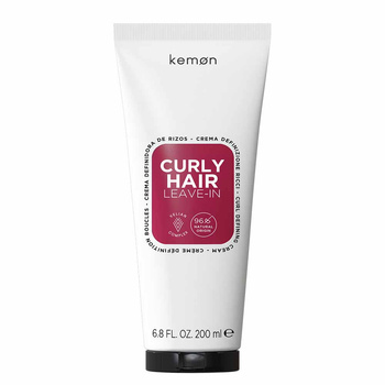 Kemon Curly Hair Leave-In, Krem Definiujący do Włosów Kręconych, 200ml