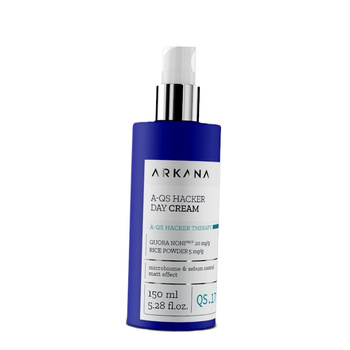 Arkana A-QS Hacker Day Cream, Krem na Dzień Regulujący Mikrobiom Skóry, 150ml