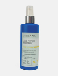 Arkana Acid Flower Solution, Tonik z Kwasami Kwiatowymi do Twarzy, Oczyszcza, Rozjaśnia i Nawilża Skórę, 200ml