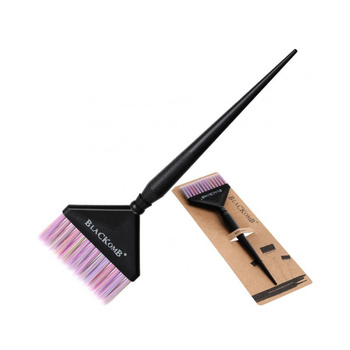 Poniks, Black Comb, Pędzel do Farbowania Włosów, Nakładania Farby, Delikatne Włosie, 6,5cm