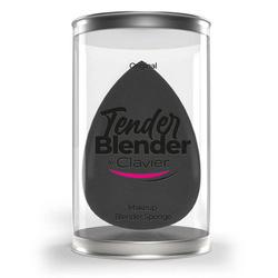 Clavier Gąbka do Makijażu ŁEZKA, Tender Blender, Super Miękka, Czarna