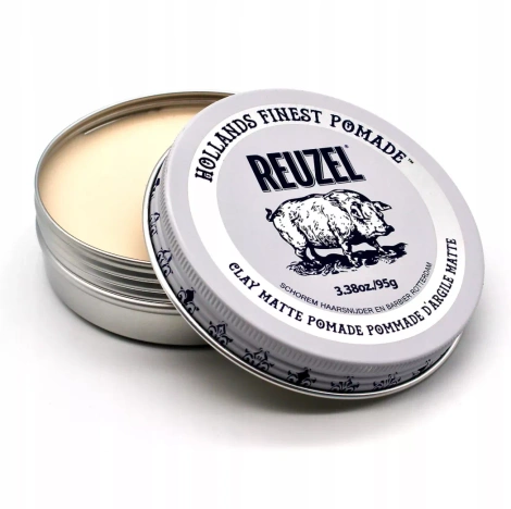 Reuzel Clay Matte Pomade, Glinka Matowa do Włosów, 95g