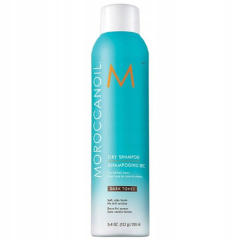 Moroccanoil Dry Shampoo Dark Tones Suchy Szampon Oczyszczający i Odświeżający Włosy Ciemne Tony 205ml
