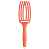 Olivia Garden Finger Brush Care Iconic Szczotka do Rozczesywania Włosów i Masażu, Włosie Dzika, Medium Orange Spritz