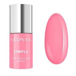 Neonail Lakier Hybrydowy Simple 3 w 1 do Lampy Uv/Led z Proteinami, 7,2ml