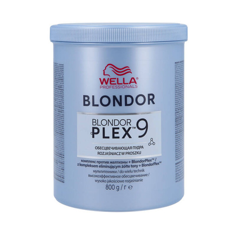 Wella Professionals Blondorplex, Regenerujący Rozjaśniacz w Proszku do 9 Tonów, z Plexem, 800g + Welloxon 6% 1000ml