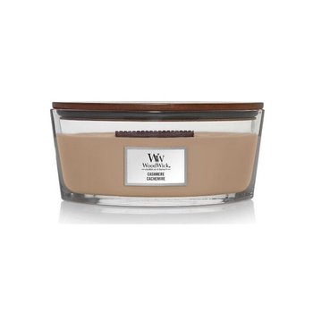 Woodwick Cashmere Świeca Elipsa z Drewnianym Knotem 453,6g