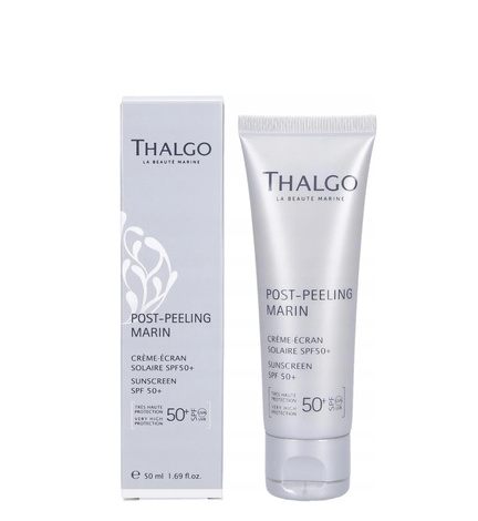 Thalgo Post-Pelling Marin Spf50+ Sunscreen Przeciwzmarszczkowy Krem do Opalania z Filtrem UV 50ml