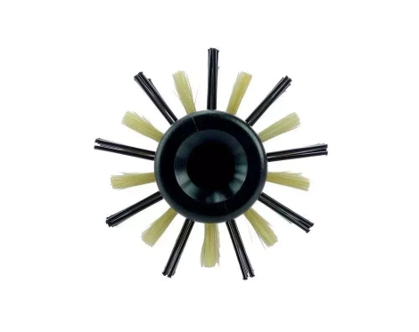 Kent.Salon Combo Curling & Straightening Brush KS15, Szczotka do Kręcenia i Prostowania Włosów z Włosiem Naturalnym i Nylonem, 43mm