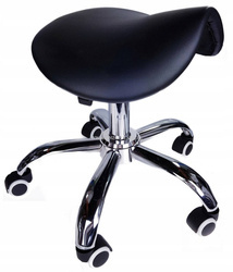 Calissimo Taboret Fryzjerski, Kosmetyczny, Siodło, Hoker Czarny Rodeo SD-W06