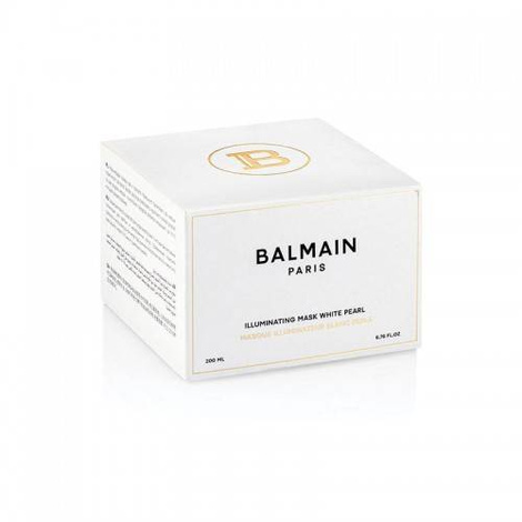 Balmain Paris Illuminating Mask White Pearl, Odżywcza Perłowa Maska do Włosów Blond i z Pasemkami, 200ml