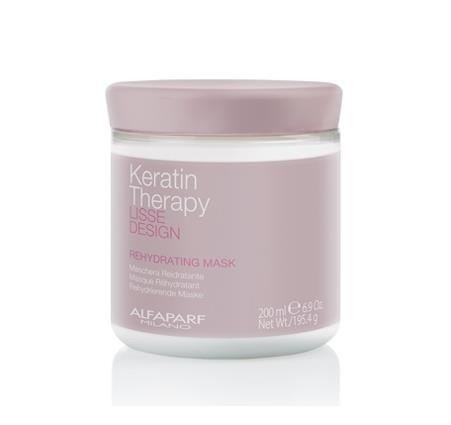 Alfaparf Lisse Design Keratin Therapy Rehydrating Mask, Maska Nawilżająca 200ml