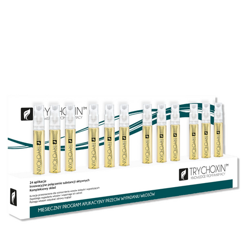Trychoxin Szampon i Kuracja Przeciw Wypadaniu Włosów 250ml, 12x 9ml + Gratis Masażer Głowy